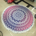 Wholesale 100% polyester 150cm bulk mandala round beach towel